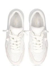 Lacklederpumps One Stud Grau/Creme
