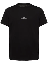 T-shirt Aus Baumwolle Mit Logo