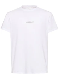 T-shirt Aus Baumwolle Mit Logo