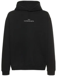 Hoodie Aus Jersey Mit Umgedrehtem Logo