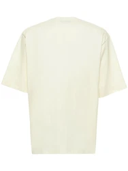 T-shirt mit Logodruck Creme