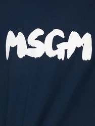 T-shirt mit Logodruck Schwarz