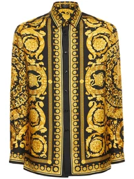 Bedruckte Bluse Aus Seidentwill