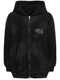 Kapuzensweatshirt Aus Baumwolle Mit Vintagelogo