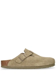 Wildleder- Und Ledersandalen boston