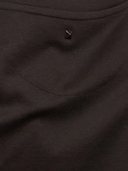 T-shirt Aus Baumwolljersey Schwarz