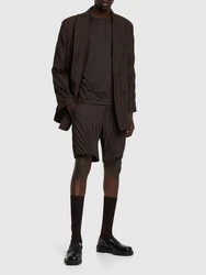 T-shirt Aus Baumwolljersey Schwarz