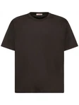 T-shirt Aus Baumwolljersey Schwarz
