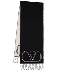 Schal Aus Wolle Mit Vlogo-signatur