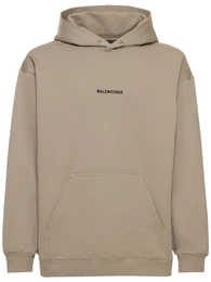 Baumwollhoodie Mit Bleicheffekt