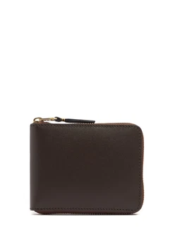Lederbrieftasche Mit Reissverschluss