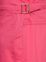 Kompakte Badeshorts Aus Popeline Rot
