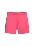 Kompakte Badeshorts Aus Popeline Rot