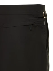 Kompakte Badeshorts Aus Popeline Schwarz