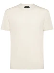 T-Shirt Aus Lyocell & Baumwolle Creme