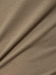 T-Shirt Aus Lyocell & Baumwolle Braun/Grün