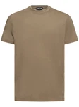 T-Shirt Aus Lyocell & Baumwolle Braun/Grün