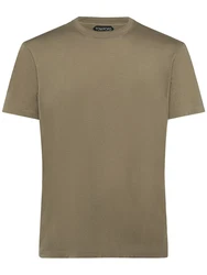 T-Shirt Aus Lyocell & Baumwolle 