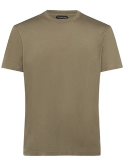 T-Shirt Aus Lyocell & Baumwolle 