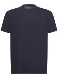 T-shirt Aus Lyocell & Baumwolle