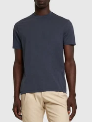 T-Shirt Aus Lyocell & Baumwolle Blau