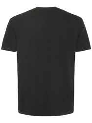 T-Shirt Aus Lyocell & Baumwolle Schwarz