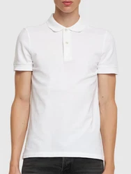 Tennis-Polohemd Weiß