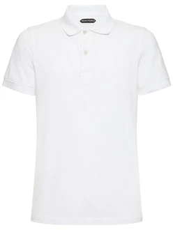 Tennis-Polohemd Weiß