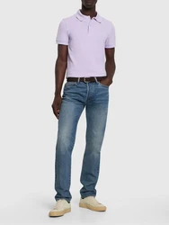Tennis-Polohemd Hellblau