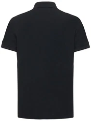 Tennis-Polohemd Schwarz