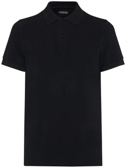 Tennis-Polohemd Schwarz Tennis-Polohemd Schwarz