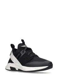 Sneakers aus Techno-Alcantara und Leder Schwarz
