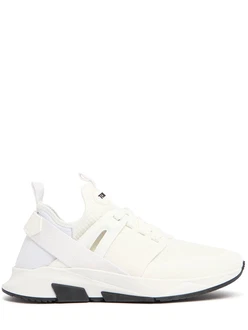 Sneakers aus Techno-Alcantara und Leder Rosa