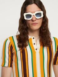 Sonnenbrille Grau/Türkis
