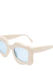 Sonnenbrille Grau/Türkis