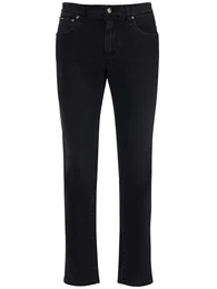 Jeans Aus Verwaschenem Stretch-denim