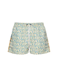Nylonbadeshorts Mit Vacanza Heritage-druck
