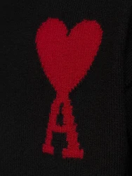 Rollkragenpullover Mit Logo Schwarz