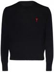 Strickpullover Mit Logo Schwarz