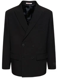 Double Breast Wool Blazer