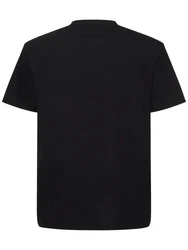 T-shirt Aus Baumwolle Mit Logo Schwarz