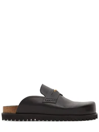 Mules-schuhe Aus Leder