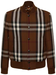Bomberjacke Aus Baumwolle Mit Karomuster landon