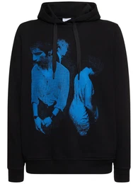 Hoodie Aus Baumwolle Mit Druck hindes
