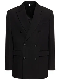 Zweireihiger Blazer Aus Wolle newman