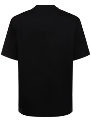 T-Shirt mit Logodruck Schwarz