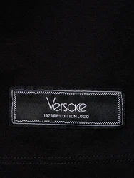 T-Shirt mit Logodruck Schwarz