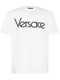 T-shirt Aus Baumwolle Mit Logodruck