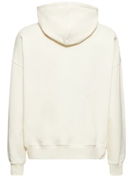 Hoodie Aus Terry Mit Logo Creme