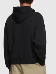 Hoodie Aus Terry Mit Logo Schwarz
